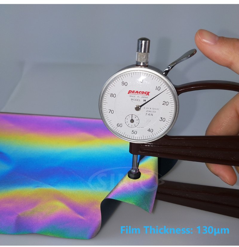 Rainbow Flash Reflective Heat Transfer Press HTV Vinyl