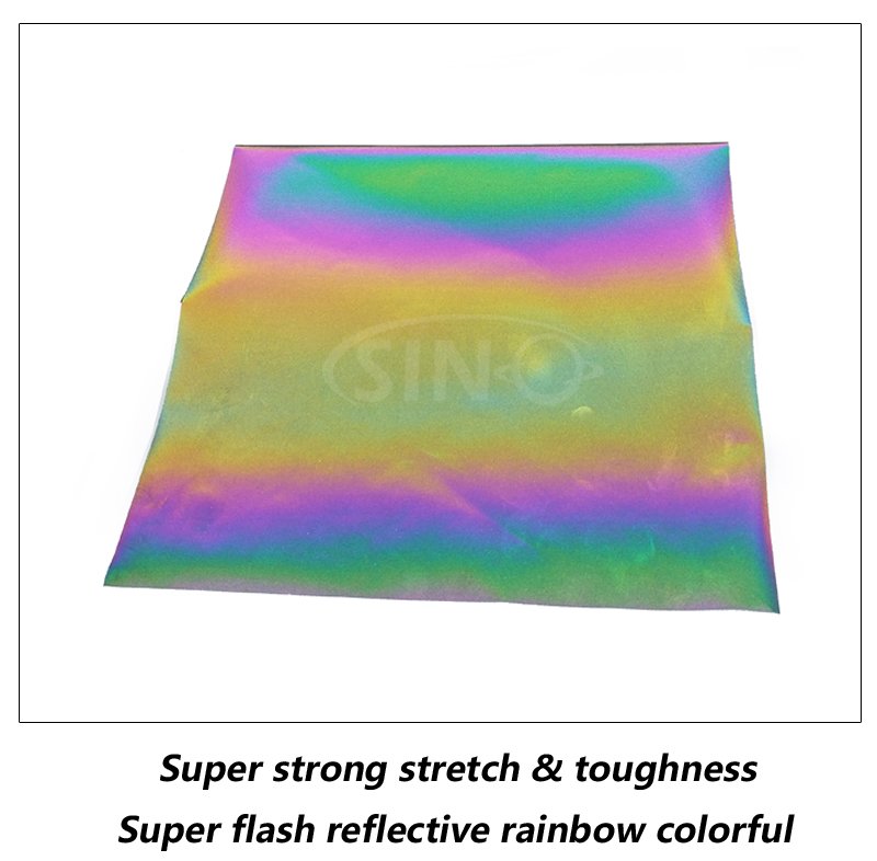 Rainbow Flash Reflective Heat Transfer Press HTV Vinyl