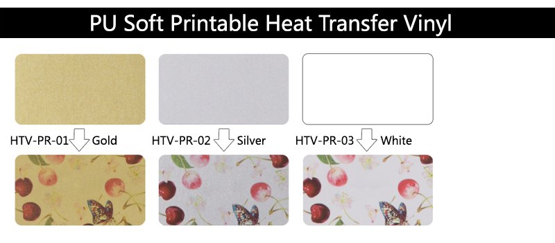 Printable Eco Solvent Inkjet Printing PU Heat Transfer Vinyl