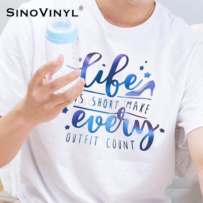 Iron on Vinyl Chameleon Change Color HTV for t Shirt