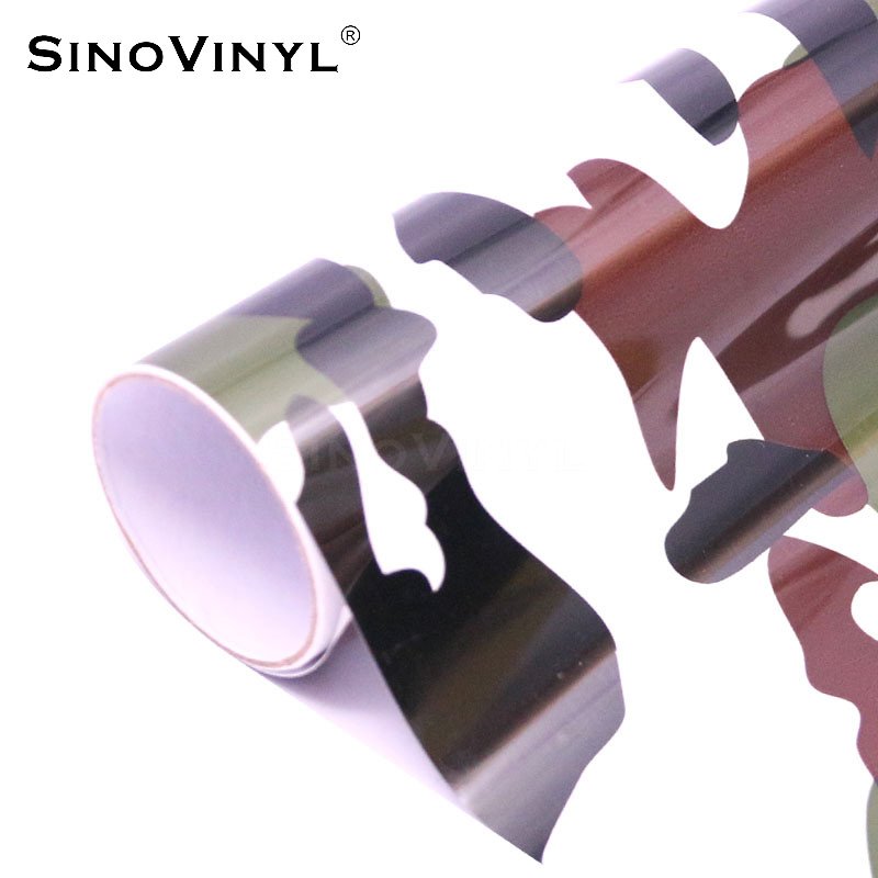 Patterned Printing Vinyl Camouflage HTV Roll For T-shirt