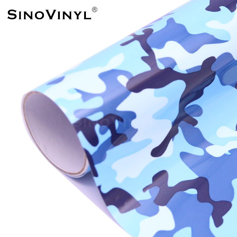 Patterned Printing Vinyl Camouflage HTV Roll For T-shirt