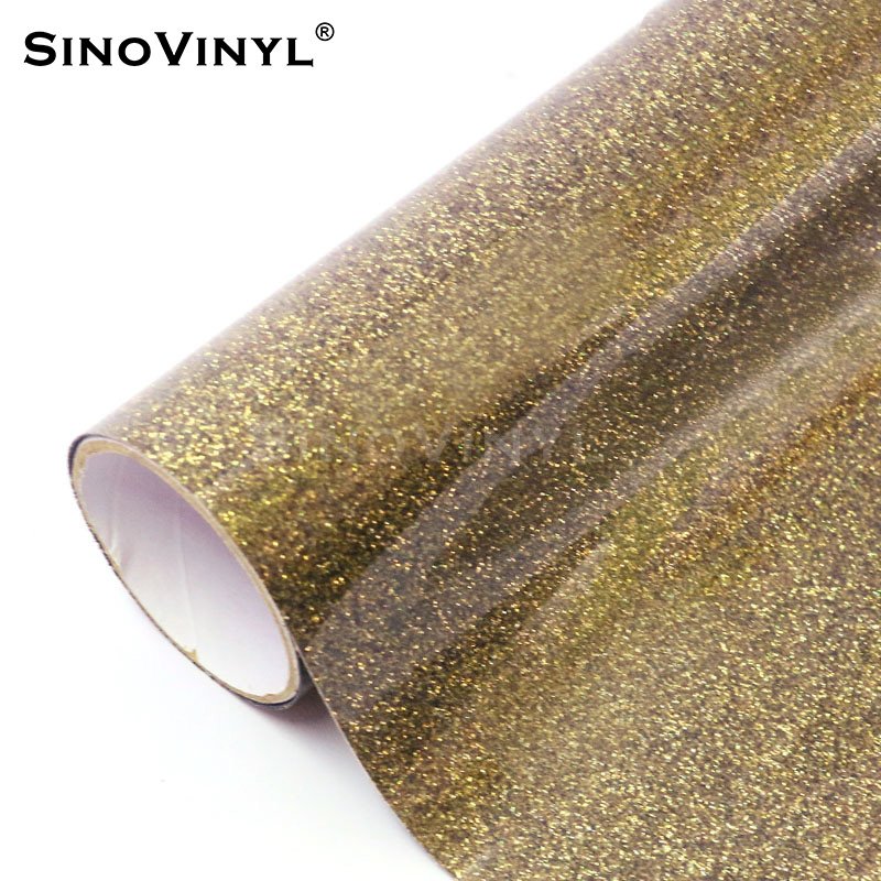Easy To Cut Glitter HTV Heat Transfer Vinyl Rolls for Shirts