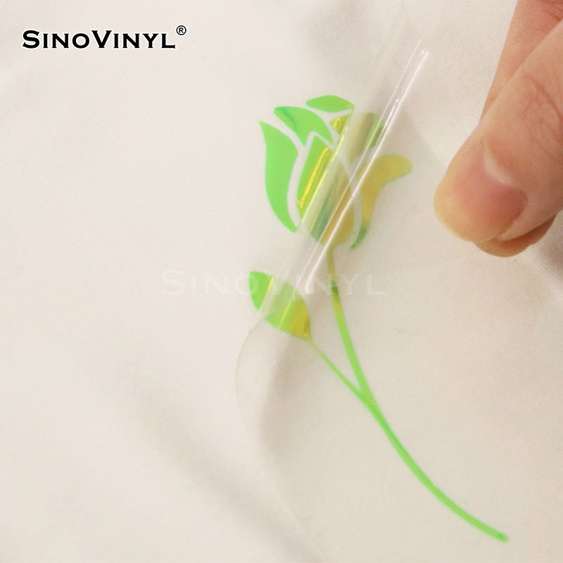 T-shirt Heat Transfer Vinyl Glitter Reflective Photoluminescent Rainbow