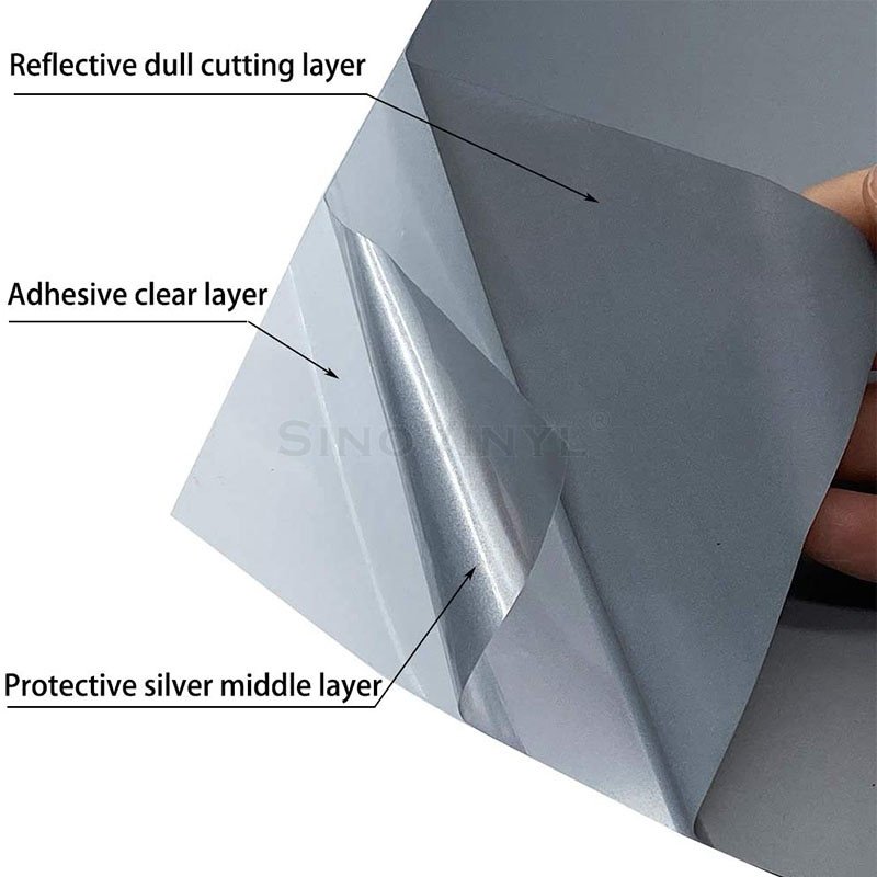 Reflective Heat Transfer Buddha Vinyl for Garment Safety Vest