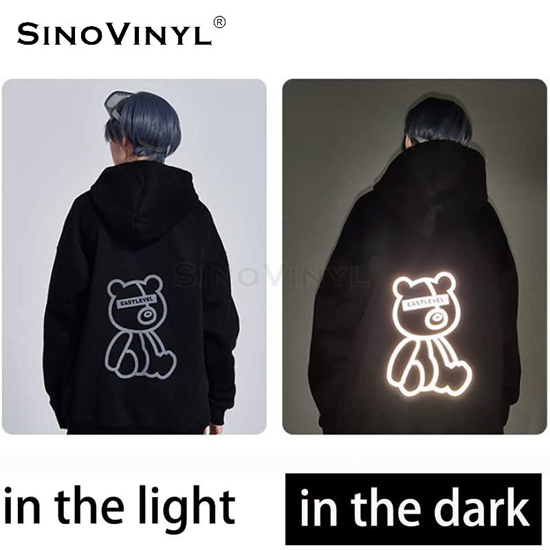 Reflective Heat Transfer Buddha Vinyl for Garment Safety Vest