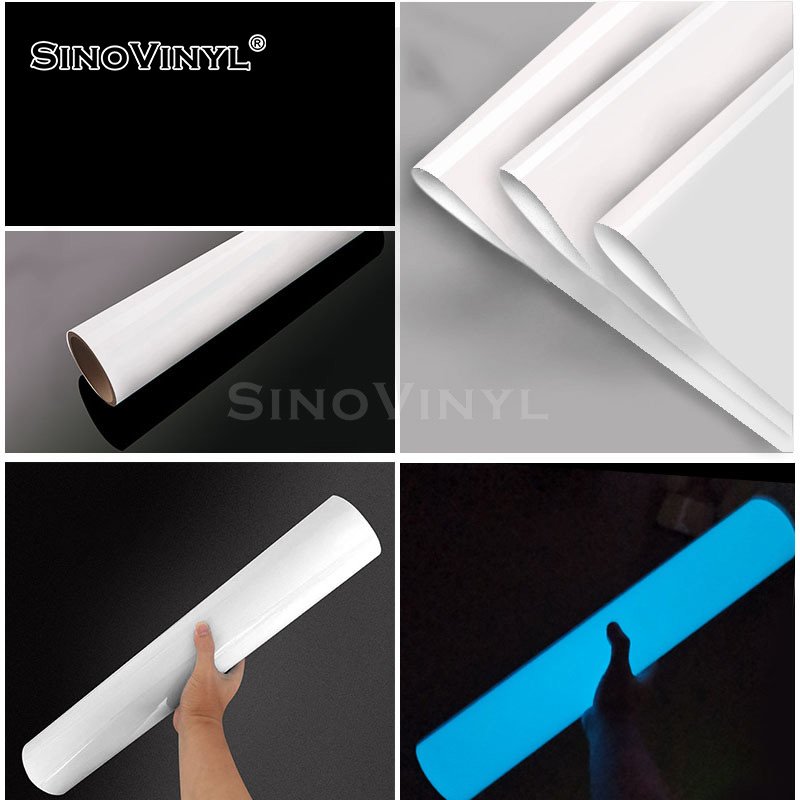 Iron On Vinyl Textile Rolls Film Glow In The Dark Vinyl Heat Transfer Vinyl Sheets