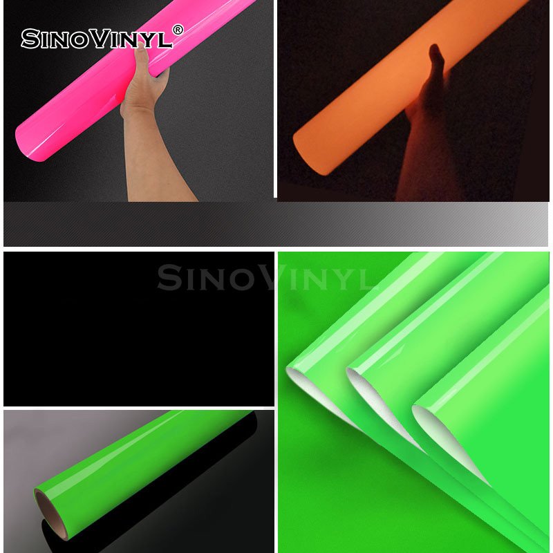 Iron On Vinyl Textile Rolls Film Glow In The Dark Vinyl Heat Transfer Vinyl Sheets