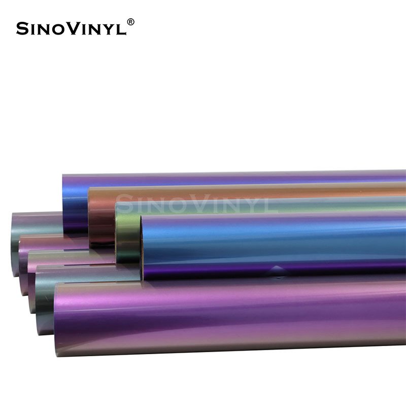 Custom Chameleon Transfer Film Heat Transfer Vinyl For Clothes