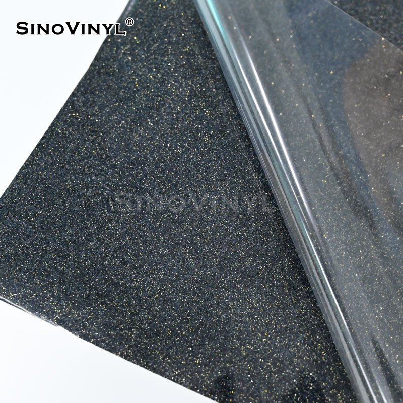 Wholesale Textile Flex Glitter Vinyl Heat Transfer Designs Film Roll