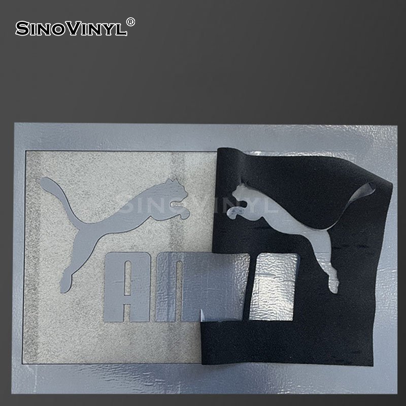 High Visibility Reflective Vinyl Grey Reflector Heat Transfer Vinyl