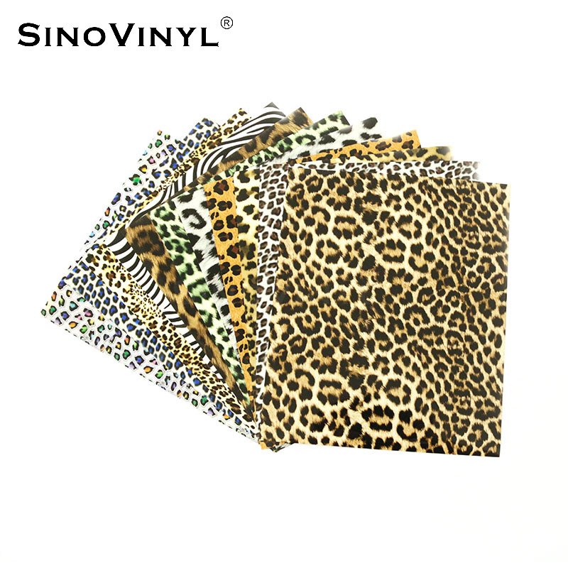 Leopard Patterned Iron-on Animal Print HTV Wholesale Rolls