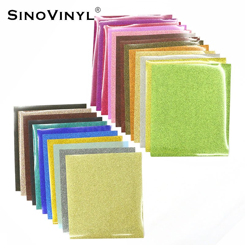 High Quality Vinyl Sublimation Paper Glitter Heat Transfer Vinyl Roll For Clothing