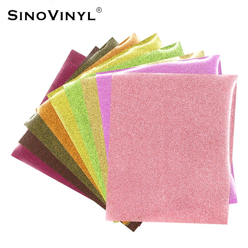 Wholesale Easy Peeling Rolls HTV Textile Glitter Vinyl