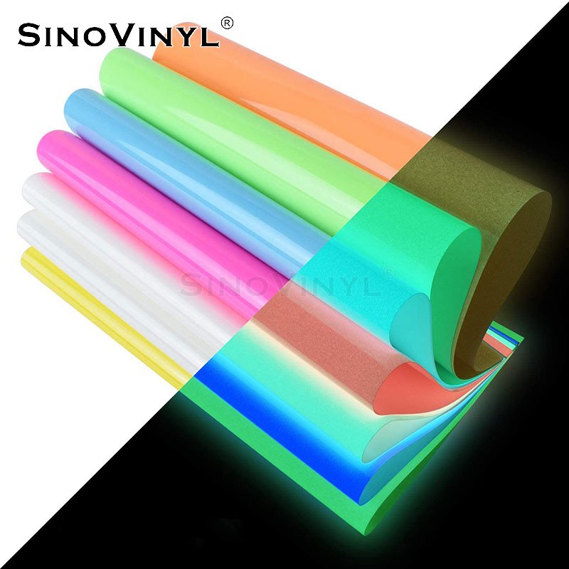 Photoluminescent Heat Transfer Vinyl Roll 0.5x25M Easily Cutting