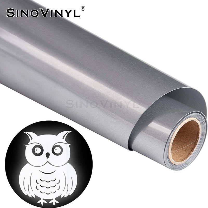 High Quality Silver Reflective Heat Transfer Vinyl Rolls for Clothing