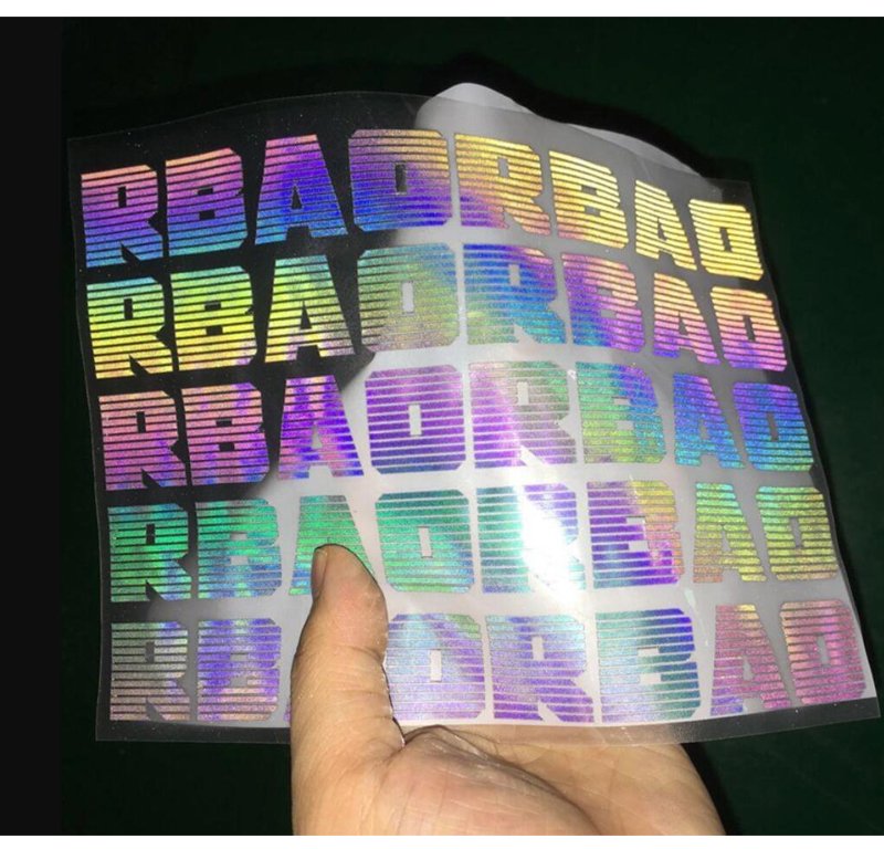 Rainbow Reflective HTV Heat Transfer Vinyl Bundle Printing HTV